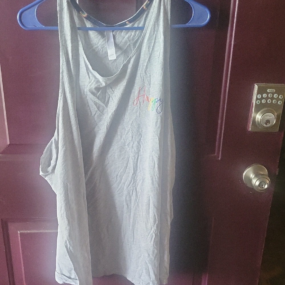 Gray PJ Tank Top